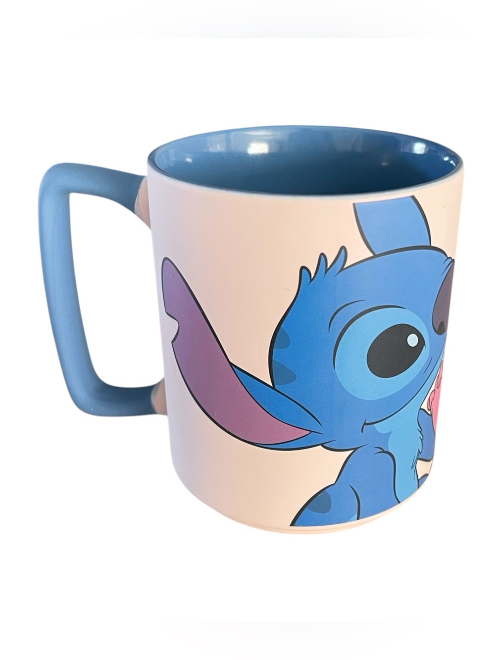 Disney Stitch and Angel Mug with Blue Interior